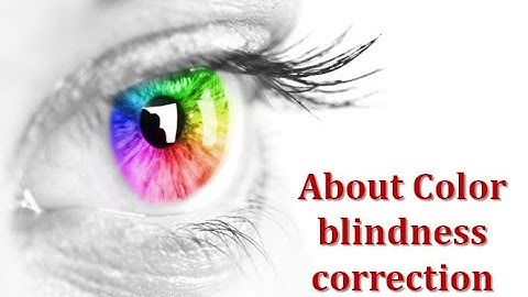 How do color blind glasses work?