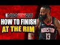 NBA 2K20 How To Finish At The Rim! Hop Steps, Euro Dunks, Euro Steps over ANYBODY!