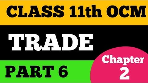 Class 11th OCM|Chapter 2|Trade|Large scale fixed retailers|Part 6|FYJC|