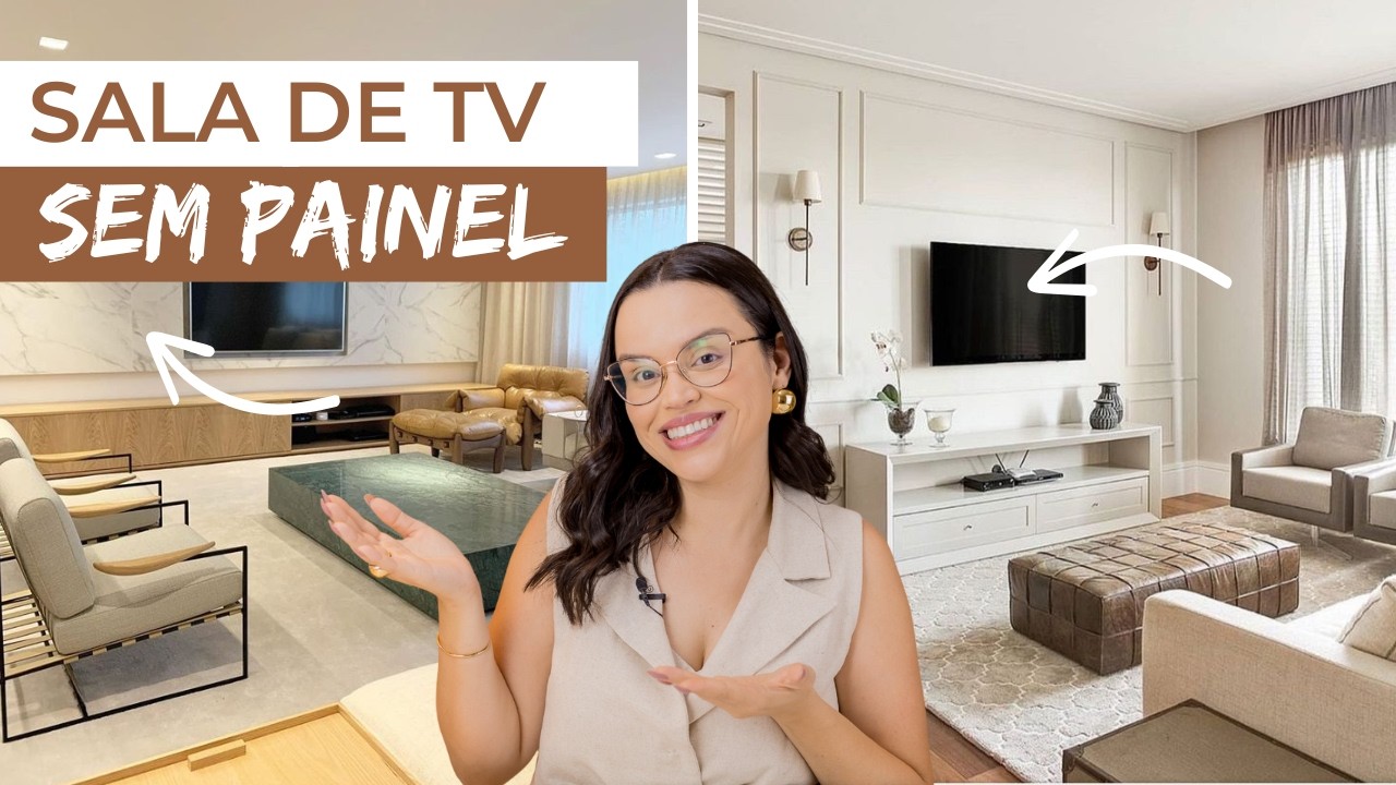SALA DE TV, SEM PAINEL - MELHORES OPÇÕES - YouTube
