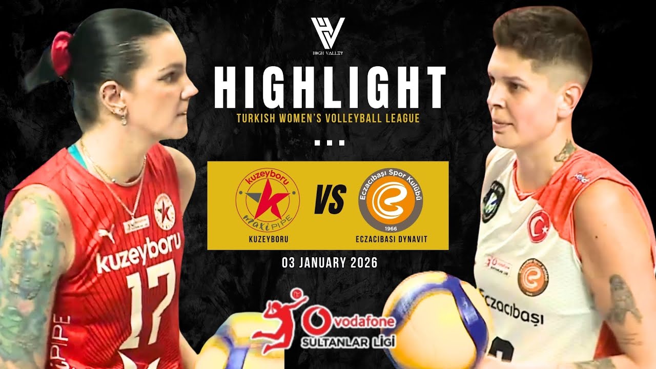 🔥 KUZEYBORU vs ECZACIBAŞI DYNAVIT | FULL HIGHLIGHTS | Turkish Women’s Volleyball League 2025 
