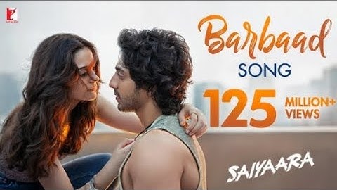 Lyrical | Barbaad Song | Saiyaara |Ahaan Pandey,Aneet Padda | The Rish | Jubin Nautiyal 