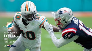 Tyreek Hill breaks 1000 yards today!