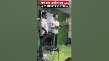 AJAY RANA SIR का OFFLINE CLASS 🔥 | 1ST ATTEMPT में SELECTION 🔥 #shorts #topper #ssccgl #ssc