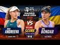 Mirra Andreeva vs Anna Bondar 🎾LIVE SCORE TENNIS WTA MADRID SPAIN OPEN 2026 | R16