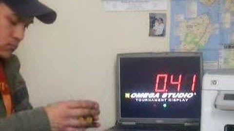 33s. solve with diy stackmat