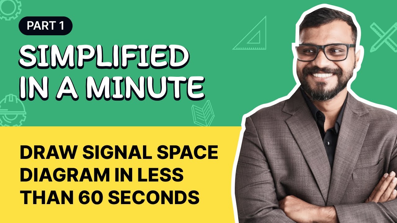 SIMPLIFIED IN A MINUTE | ADC | DRAW THE SIGNAL SPACE DIAGRAM IN 60 ...