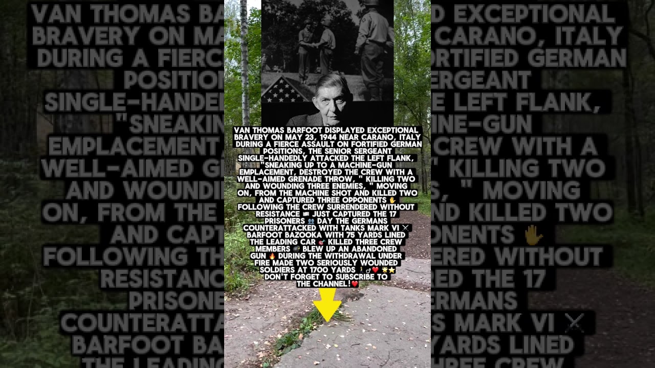 The Hero Van Thomas Barfoot Went On The Attack Alone 