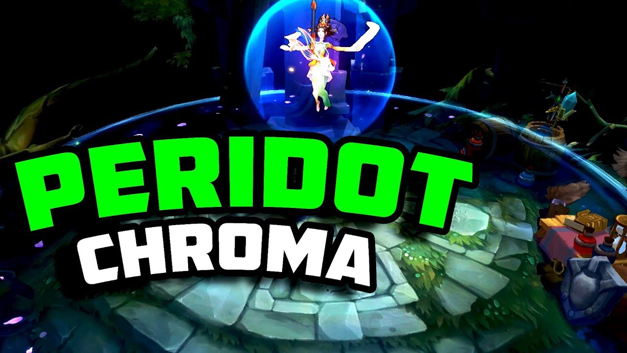 Sacred Sword Janna Peridot Chroma skin spotlight | New skin ( PBE