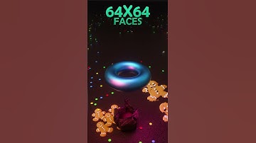 Does Polygon Count Matter? 🟥 Soft-Body Cloth Test | CGI FX Loop #loopixel #animation #3dcompositing