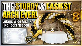How to Assemble a 10x8ft Wide Arch Stand – Easy Balloon Arch DIY Tutorial from Lofaris