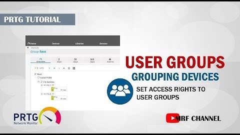 How to Set User Group Access Rights on PRTG Monitoring