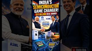 India Wins BIG! 🇮🇳 Tata &amp; ASML Sign $11 Billion Semiconductor Deal! #shorts #geopolitics #tata