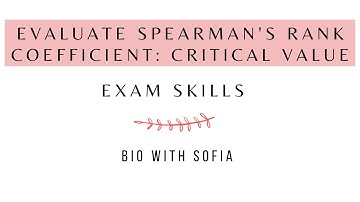 Evaluate Spearman
