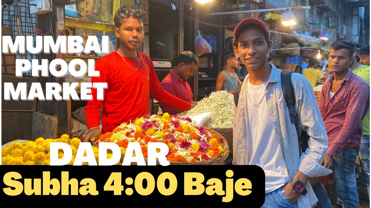 Dadar Phool Market Complete Tour Of Dadar Flower Market Wholesale