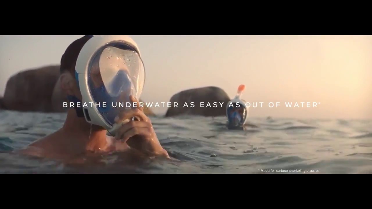EasyBreath Full Face Snorkeling Mask Trailer - YouTube