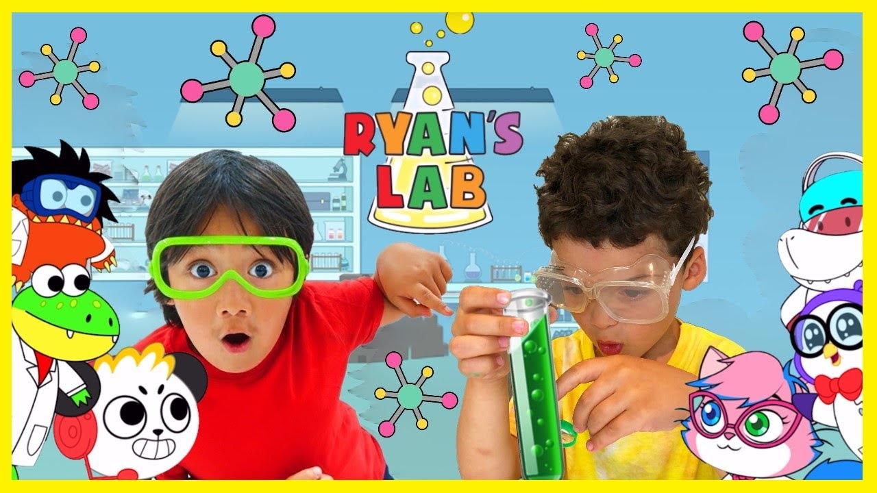 Learning Science Experiments for Kids on Ryan's Lab App! YouTube
