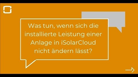 Sungrow Tech-Tipp: Firmware Update