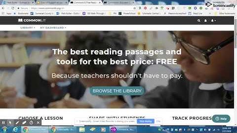 Intro to Commonlit.org -- Part 1