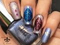 Diamond Damask Stamping Nail Art