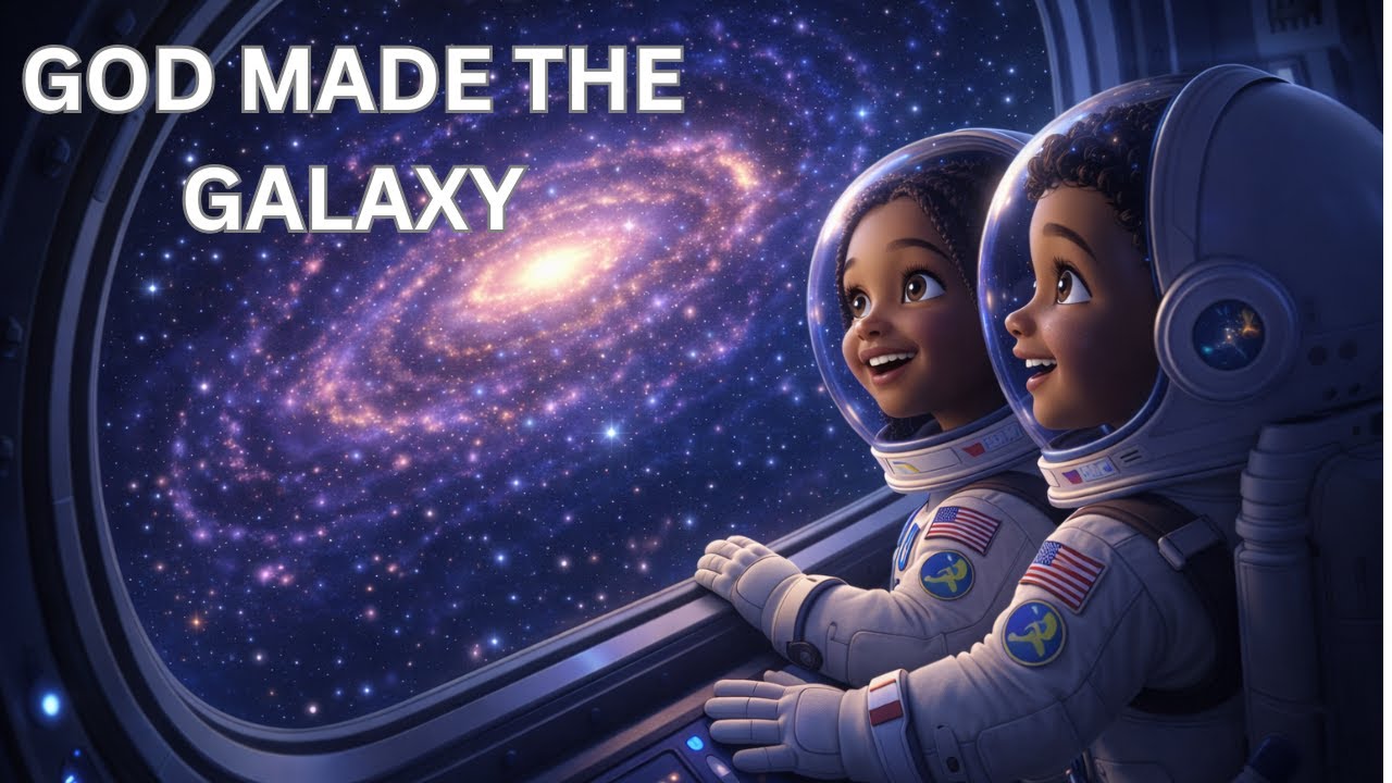 God Made the Galaxy 🌌 | Kids Worship Song About Space & Creation - YouTube