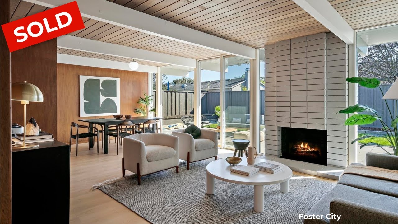 Iconic Eichler Home SOLD for $2.1M | Foster City Mid-Century Modern | Bay Area Real Estate