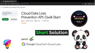 Cloud Data Loss Prevention API: Qwik Start || [GSP107] || Solution