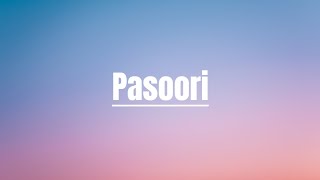 Video thumbnail of "Pasoori"