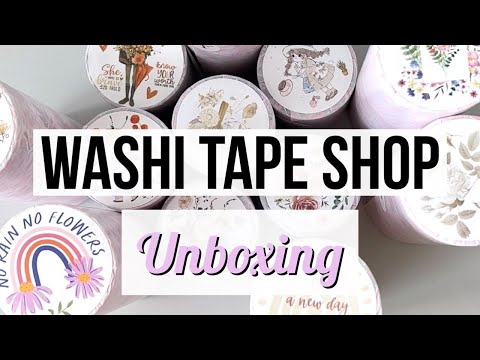 Washi Tape Shop Haul ✨ new washi tape sticker sets, wide tapes