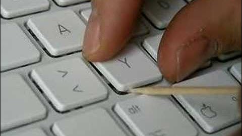 How to remove a Key on APPLE MACBOOK keyboard topcase