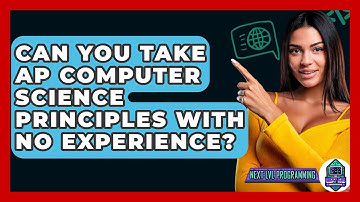 Can You Take AP Computer Science Principles With No Experience? - Next LVL Programming
