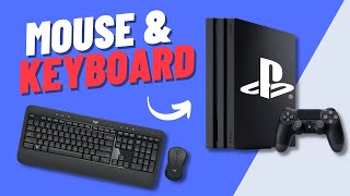 How to use Keyboard and Mouse on Playstation 4 (2024) screenshot 5