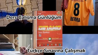 Ders Çalışma Günlüğüm.📃📖 Türkçe Sınavına Çalışmak 📙📚 #keşfetbeniöneçıkar #keşfet