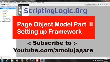 Page Object Model Part 2 (Setting up Framework)