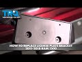 How to Replace License Plate Bracket 2011-2018 Ram 1500