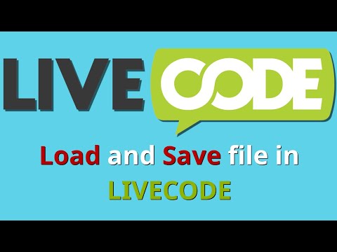 Livecode - Load and save file