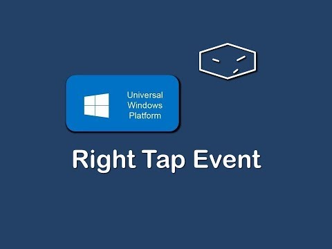 uwp right tap event with c# and xaml