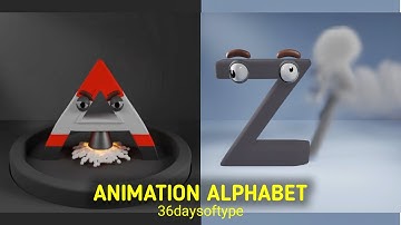 Animated Alphabet, 36days_of_type New collection.A-Z,0-9 || NH motion #animation #36daysoftype