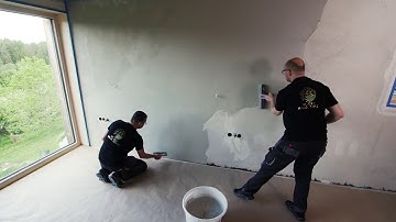 Clay plaster walls tutorial coming soon