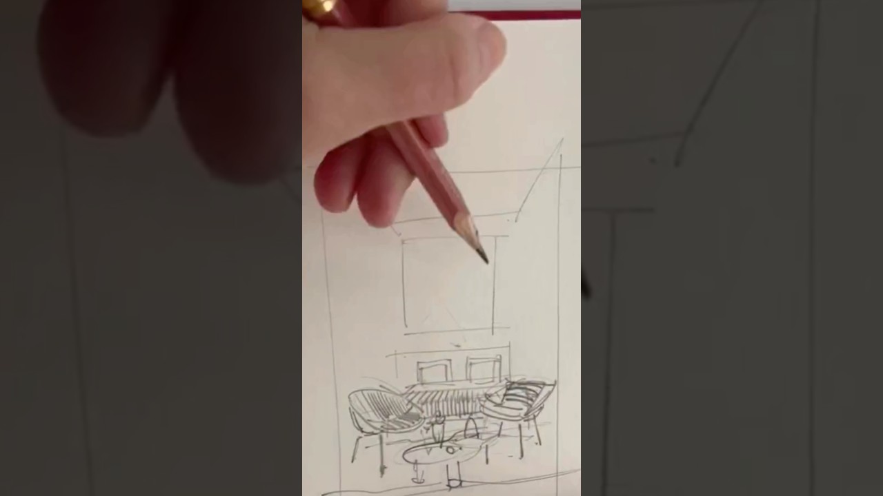 The Skill That Sets Top Interior Designers Apart #interiorsketch