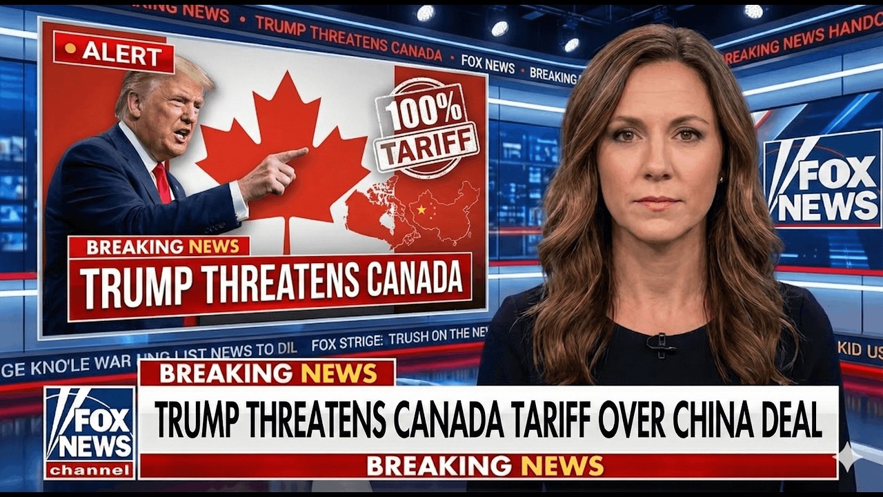 BREAKING NOW: Trump THREATENS 100% Tariff On CANADA Over China Deal ...