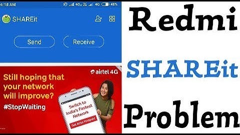 How To Fix SHAREit Problem Solve in Xiaome Redmi Phones