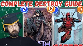 Deadpool Destroy COMPLETE Deck Guide! | Marvel Snap Destroy Guide