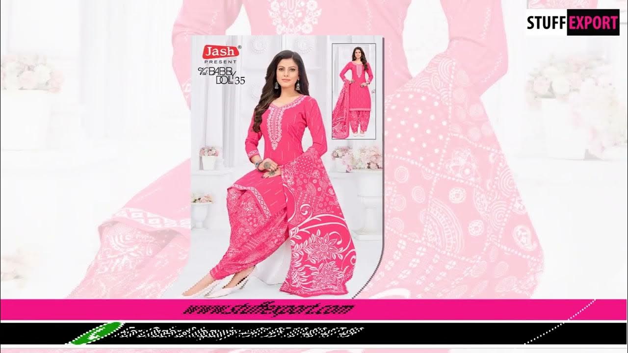 Jash Baby Doll Vol 35 A Printed Cotton Dress Materials Full Catalog