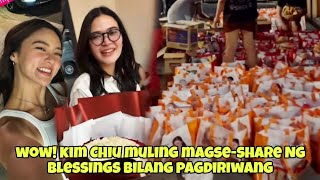 KIM CHIU MULING MAGBABAHAGI NG BLESSINGS Bilang pagdiriwang, Kim natouch sa GINAWA ni Bela,charity