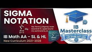 Sigma Notation [IB Math AA SL/HL]