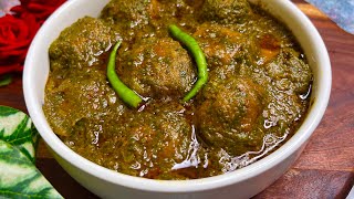 Restaurant Style Palak Kofta Curry тЭдя╕П| Veg Palak Kofta Recipe | Paneer Palak Kofta Curry ????