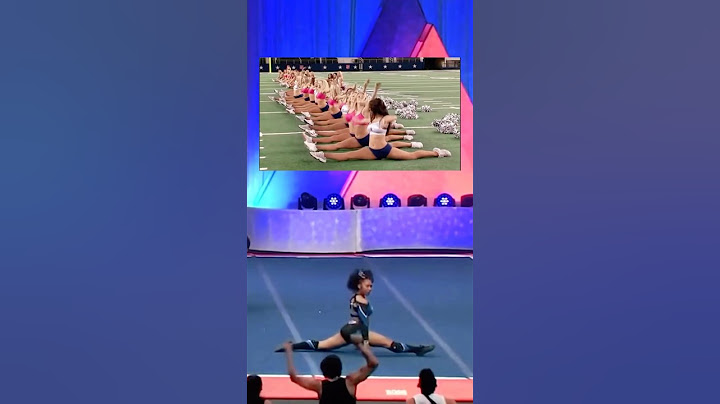 Insane Cheerleading Splits 😱🤯 #shorts