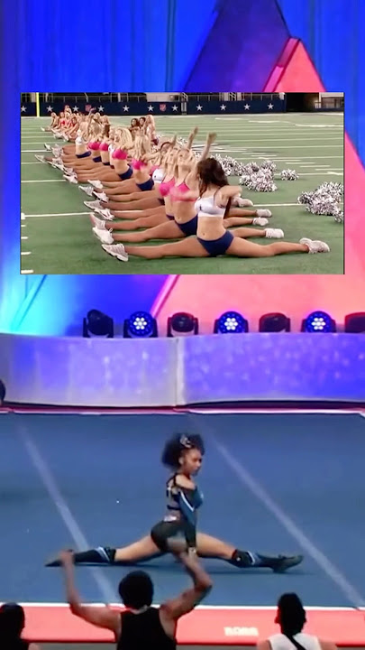 Insane Cheerleading Splits 😱🤯 #shorts