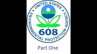 EPA 608 Study Material 1 (Universal)